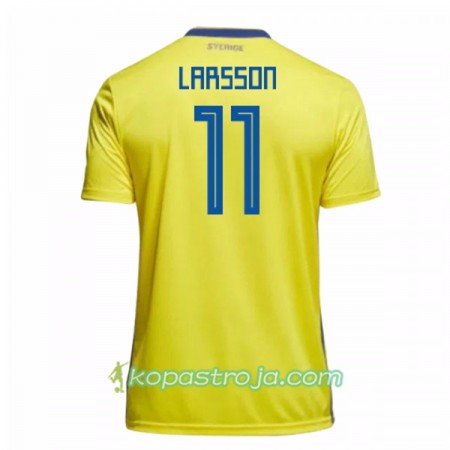 Billiga Fotbollströjor Sverige Larsson 11 WM 2018 Hemma tröja